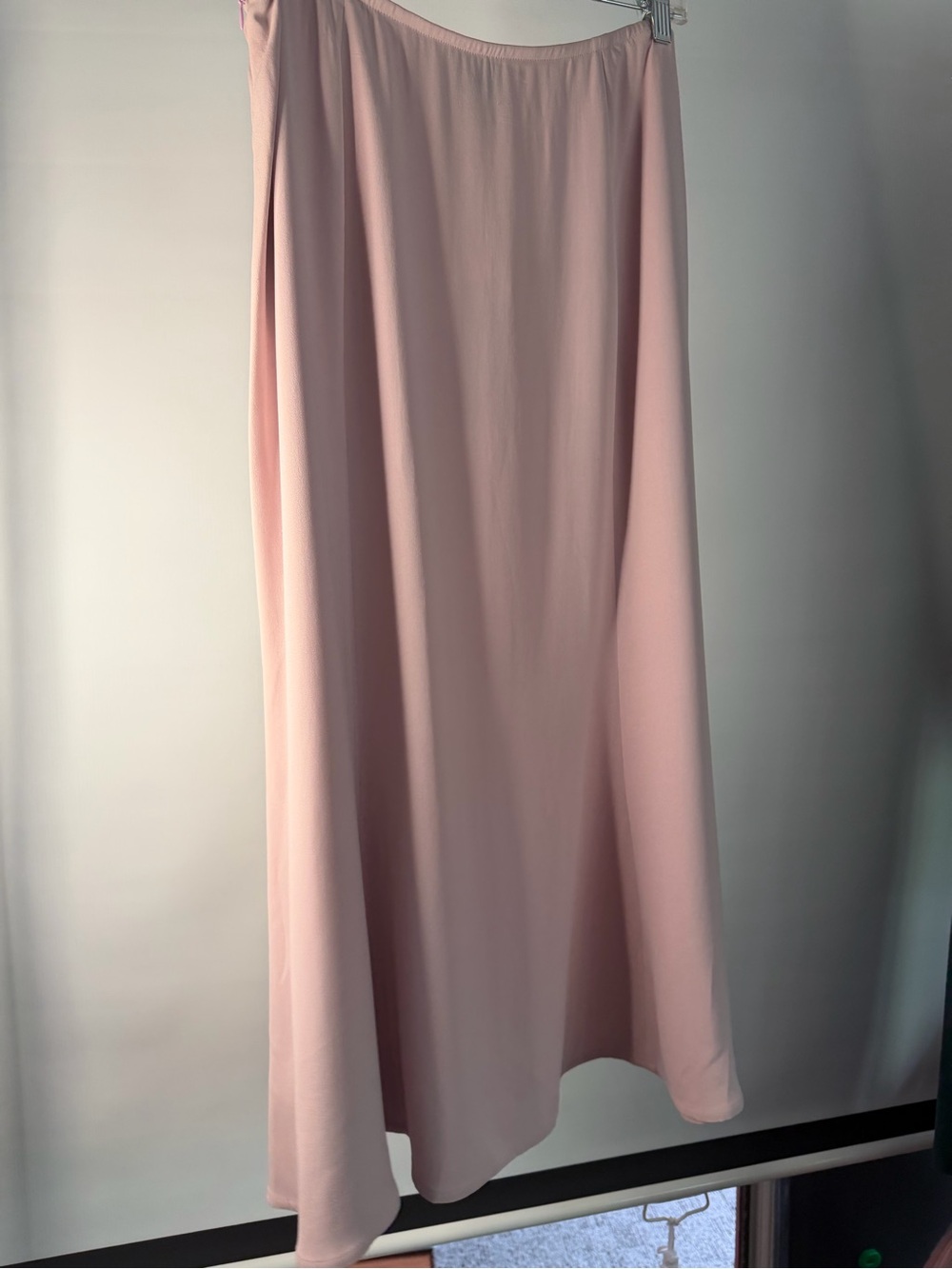 Eileen Fisher Blush Pink Maxi Slip Skirt - Picture 3 of 6